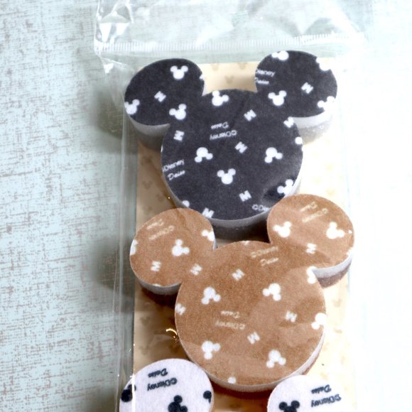 Disney Mickey Mouse Kitchen Sponge set of 3 Mouse ears dish Washing Daiso - Picture 14 of 16